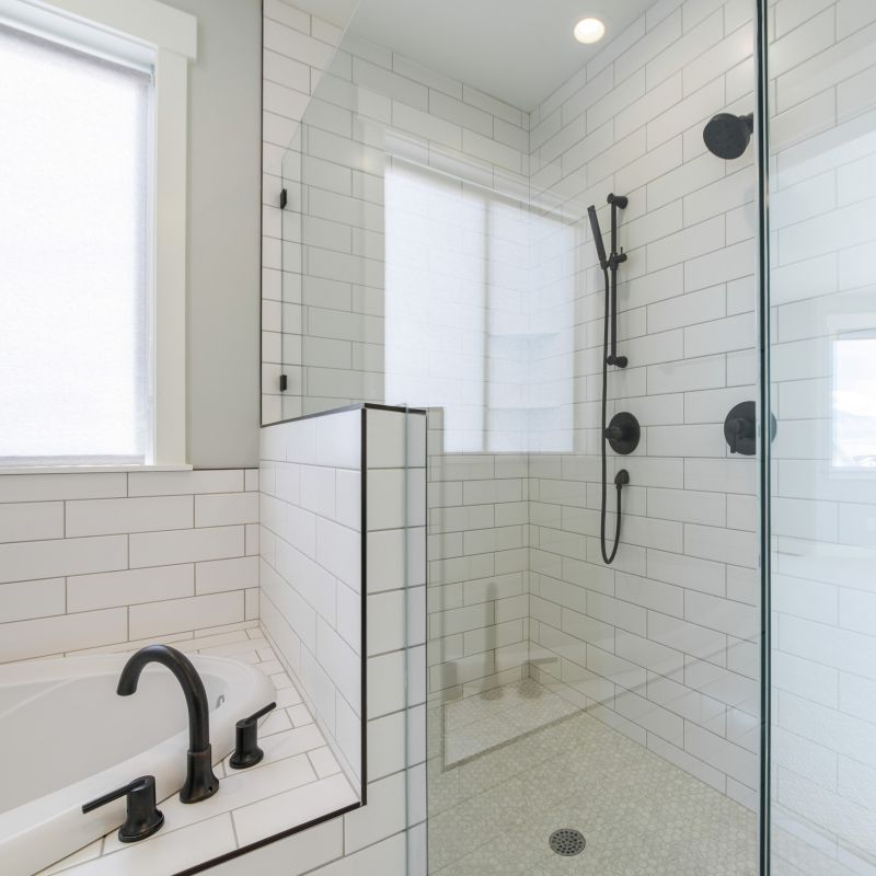 Compact Shower with Multi-Functional Fixtures